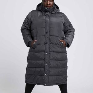 $298 Universal Standard Everest  Long Hooded Puffer NWT Size 10/12